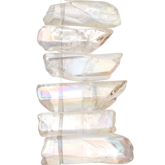 Crystal Stone Quartzite Beads, 30mm by Bead Landing™
